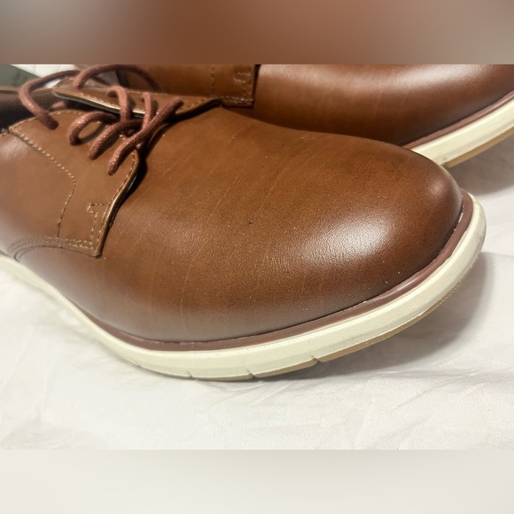Goodfellow Brown Leather Men's Shoes Size 8 NWT - Picture 4 of 12